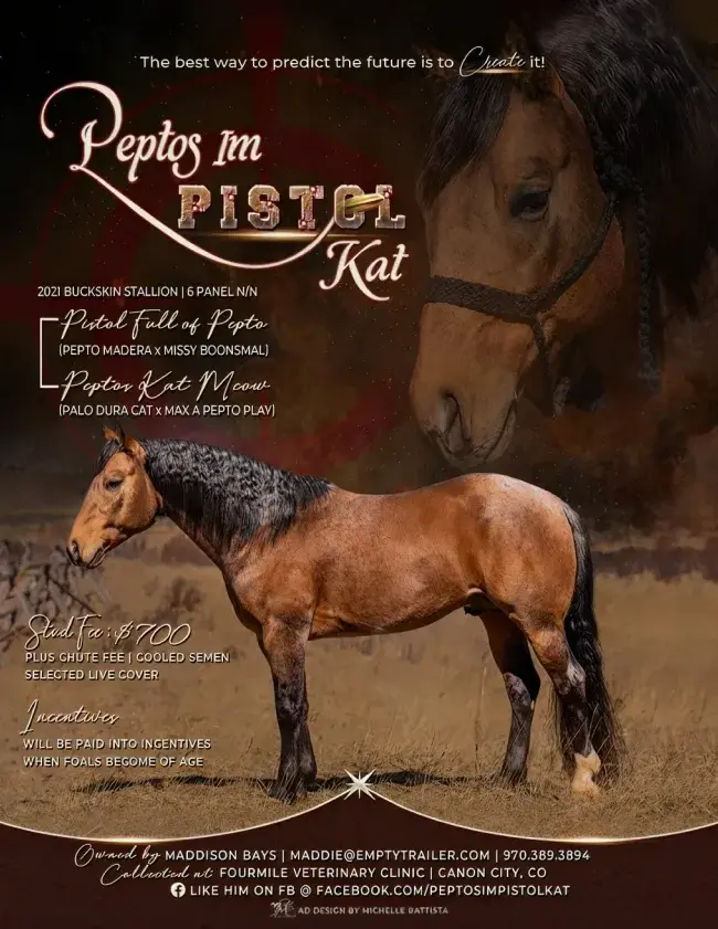 Peptos im Pistol Kat logo.